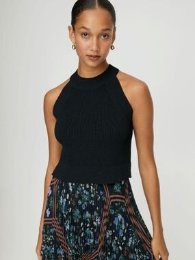Aritzia Crevier Black Sweater Tank